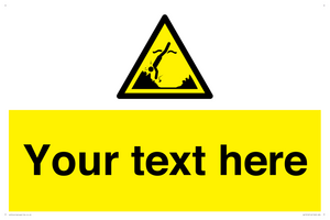 Custom Warning submerged objects